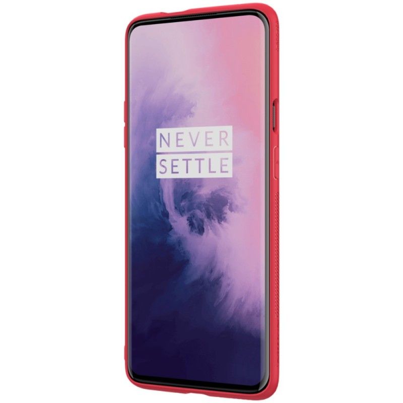 Hoesje voor OnePlus 7 Pro Zwart Getextureerd Nillkin