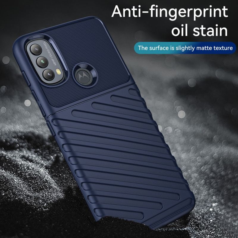 Cover Hoesje Moto E20 / E30 / E40 Telefoonhoesje Thunder-serie