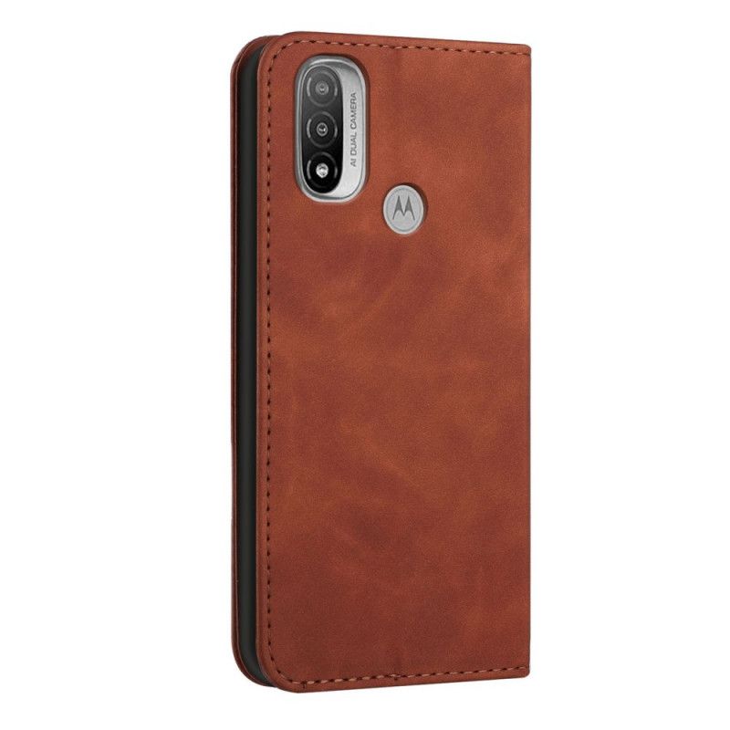 Folio-hoesje Moto E20 / E30 / E40 Style Leder S-design Bescherming Hoesje