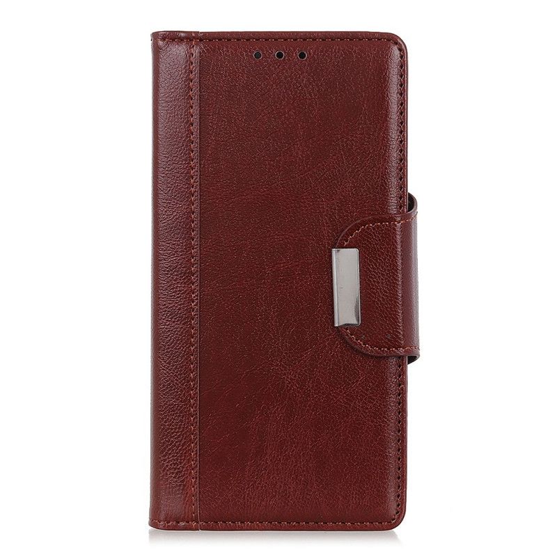 Folio-hoesje Moto E20 / E30 / E40 Telefoonhoesje Kunstleer Elegantie Sluiting