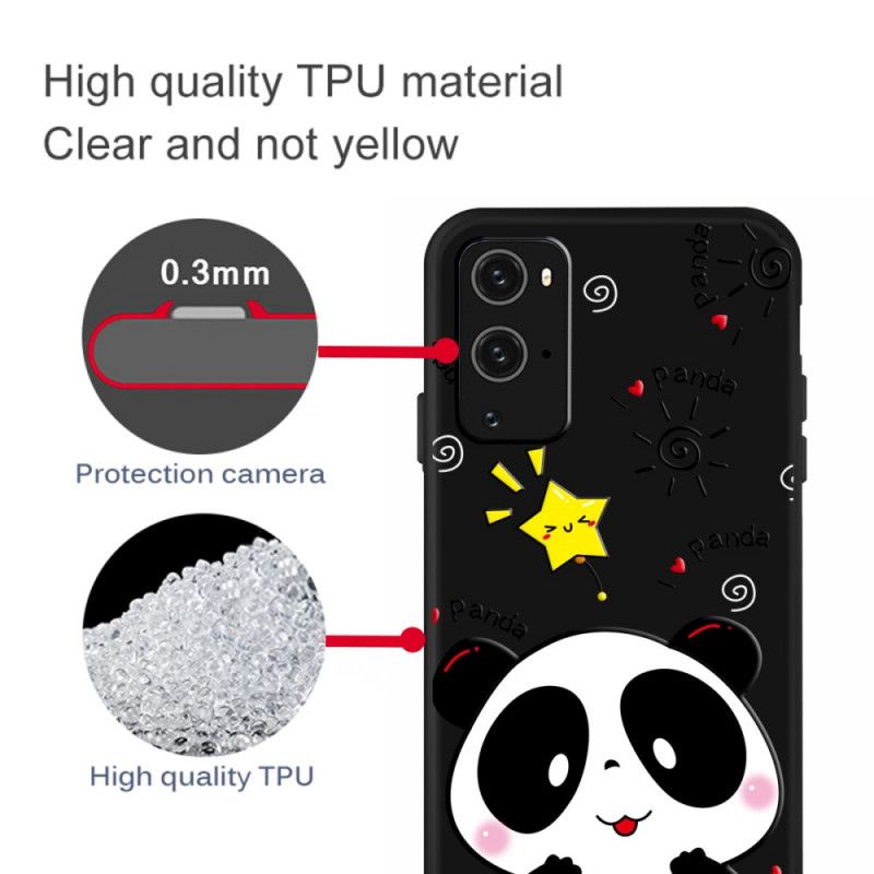 Cover Hoesje OnePlus 9 Pro Telefoonhoesje Panda-Ster