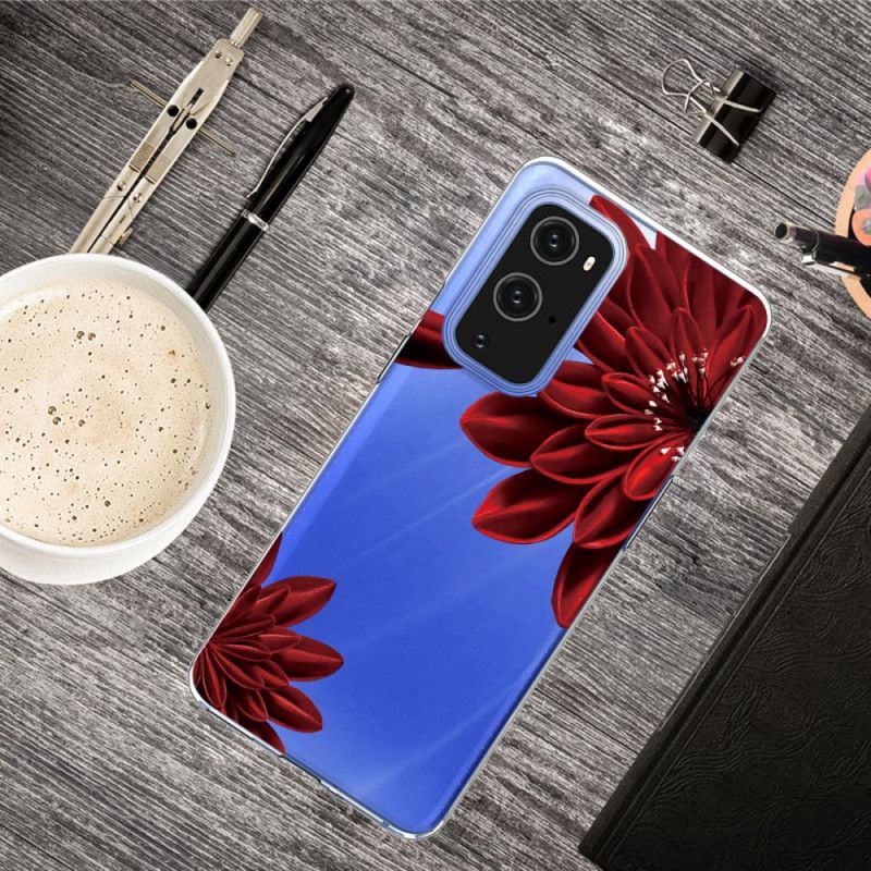 Cover Hoesje OnePlus 9 Pro Telefoonhoesje Wilde Bloemen