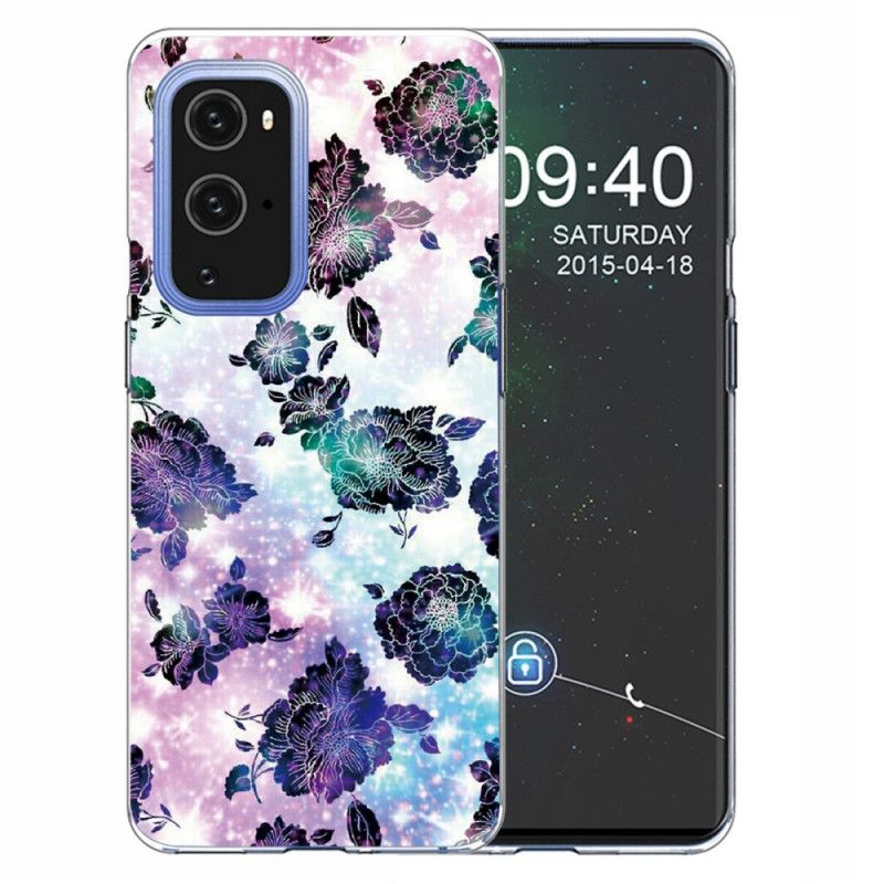 Hoesje OnePlus 9 Pro Kleurrijke Vintage Bloemen