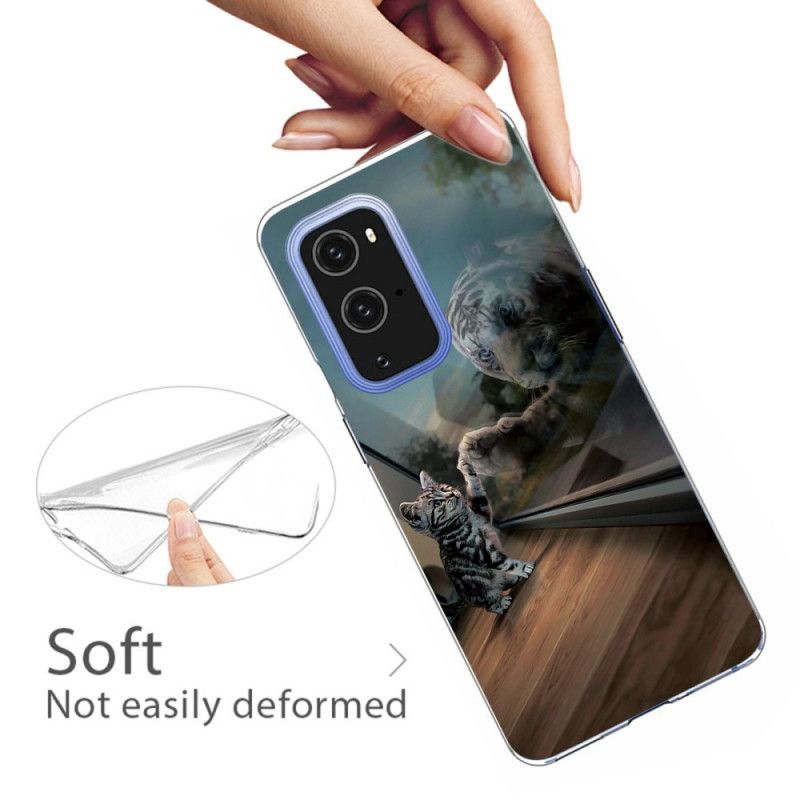 Hoesje voor OnePlus 9 Pro Katten Droom