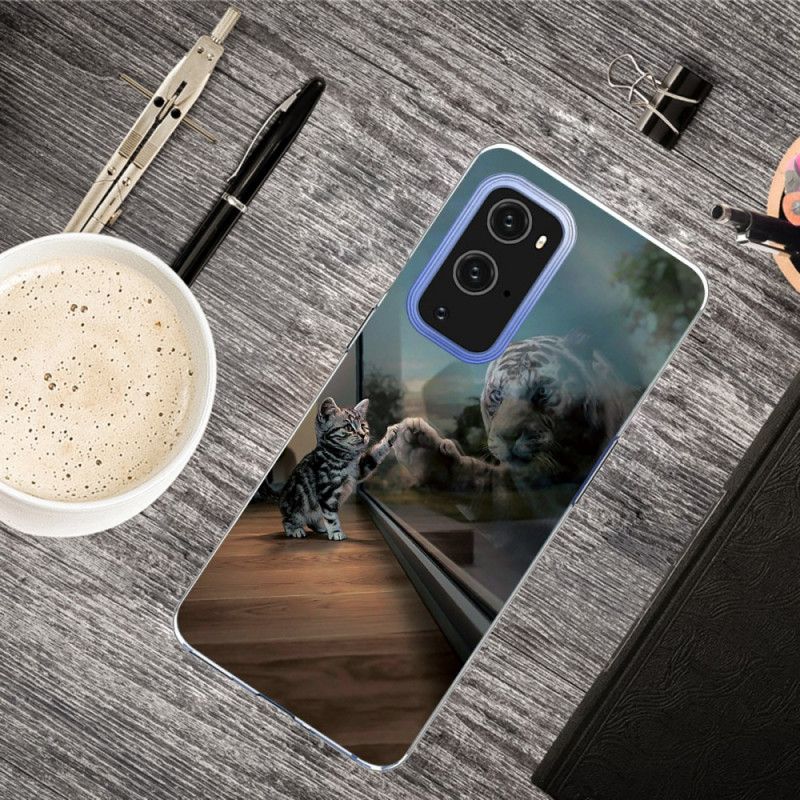 Hoesje voor OnePlus 9 Pro Katten Droom