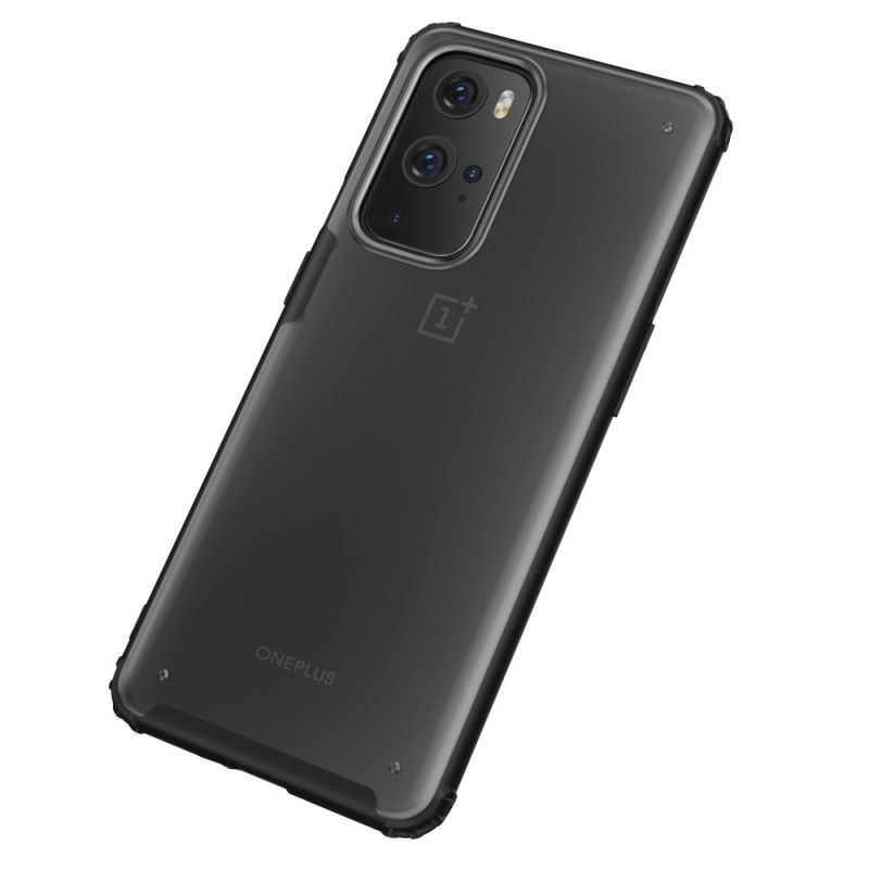 Hoesje voor OnePlus 9 Pro Rood Zwart Pantserreeks