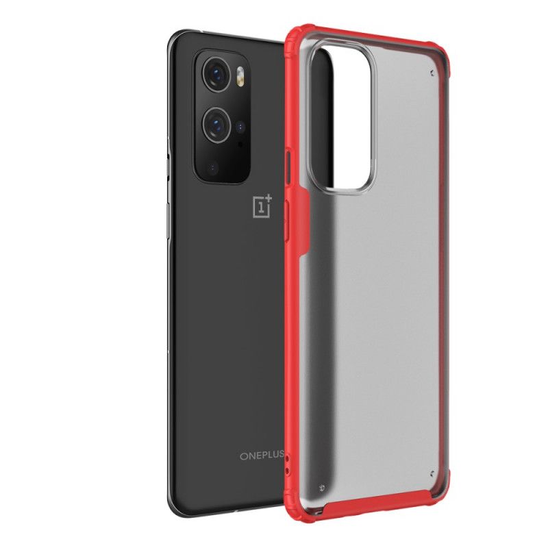 Hoesje voor OnePlus 9 Pro Rood Zwart Pantserreeks