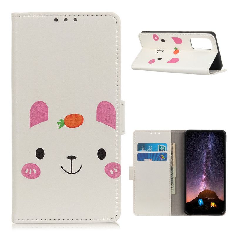 Leren Hoesje OnePlus 9 Pro Leuke Cartoon