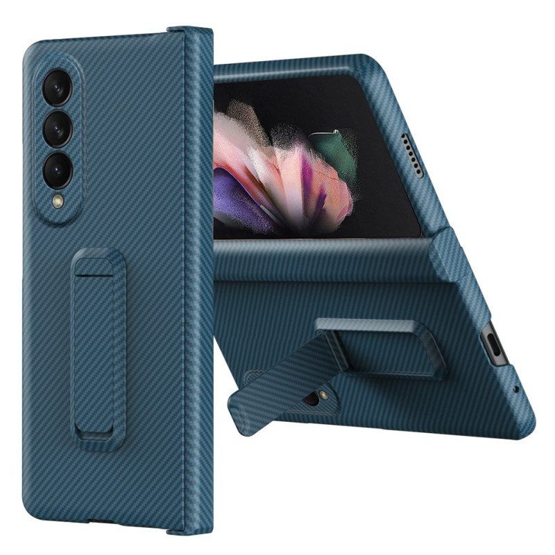 Hoesje voor Samsung Galaxy Z Fold 4 Stedelijke Koolstofvezel