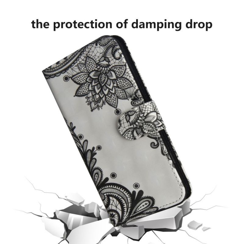 Bescherming Hoesje Samsung Galaxy A41 Telefoonhoesje Chique Kant