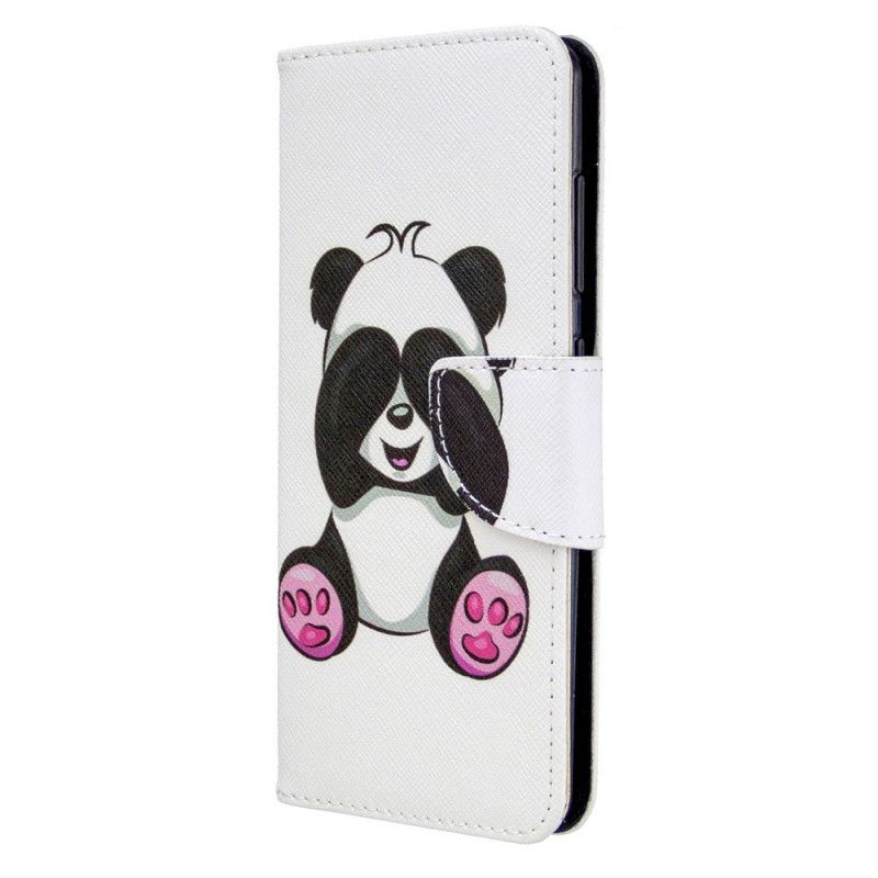 Flip Case Leren Samsung Galaxy A41 Leuke Panda