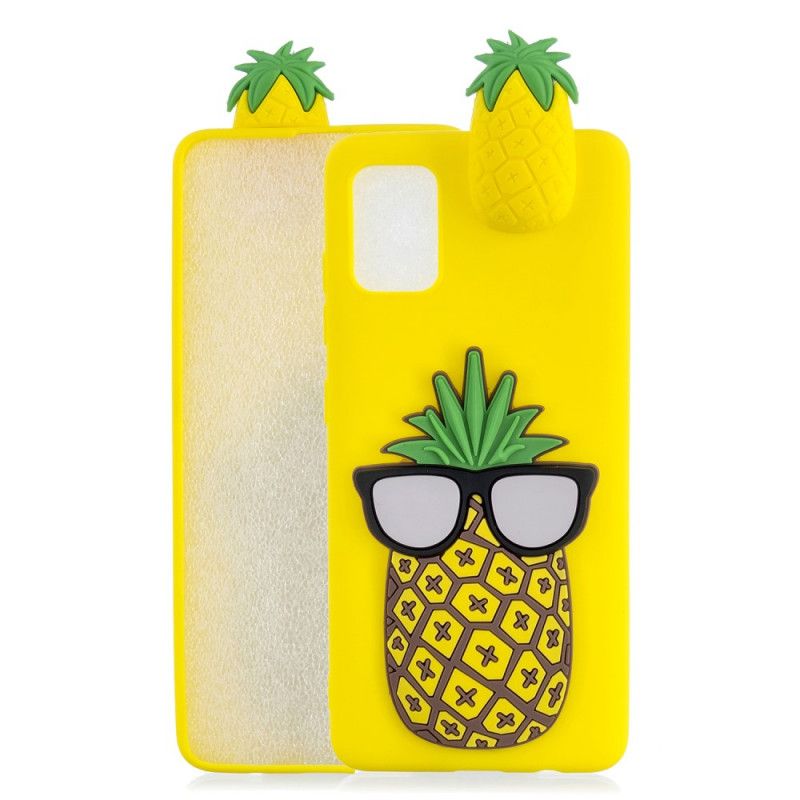 Hoesje Samsung Galaxy A41 Coole 3D Ananas