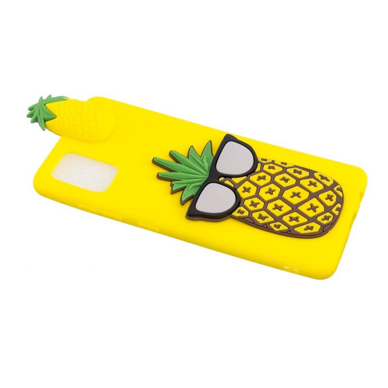 Hoesje Samsung Galaxy A41 Coole 3D Ananas