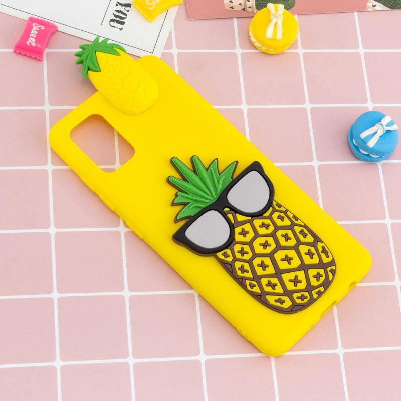 Hoesje Samsung Galaxy A41 Coole 3D Ananas