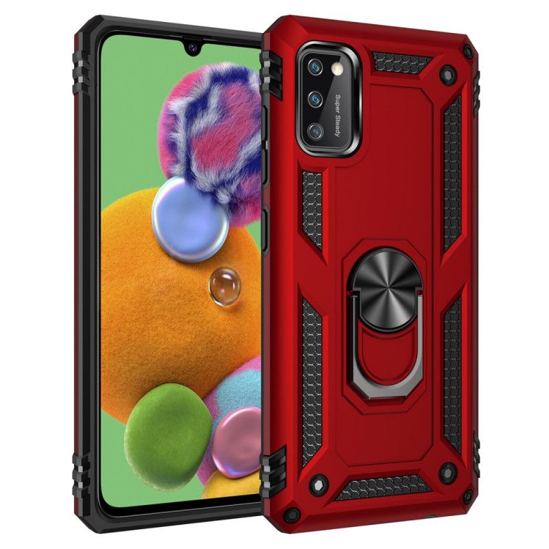 Hoesje Samsung Galaxy A41 Groen Rood Premium Ring