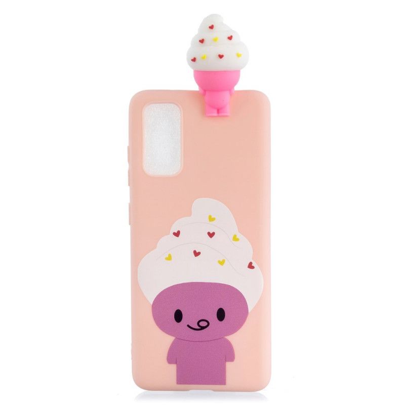 Hoesje Samsung Galaxy A41 Leuk Ijsje 3D