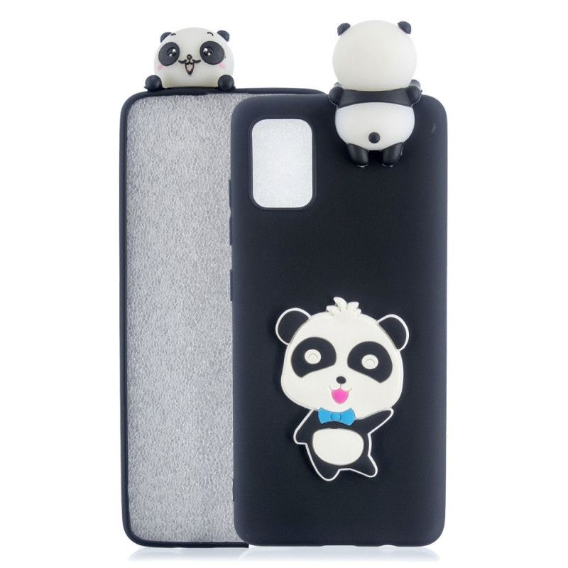 Hoesje voor Samsung Galaxy A41 Rood Waarom Geen 3D Panda