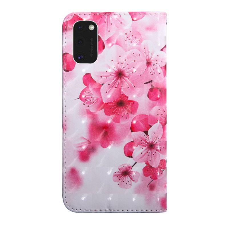 Bescherming Hoesje Samsung Galaxy S21 5G Telefoonhoesje Roze Bloemen