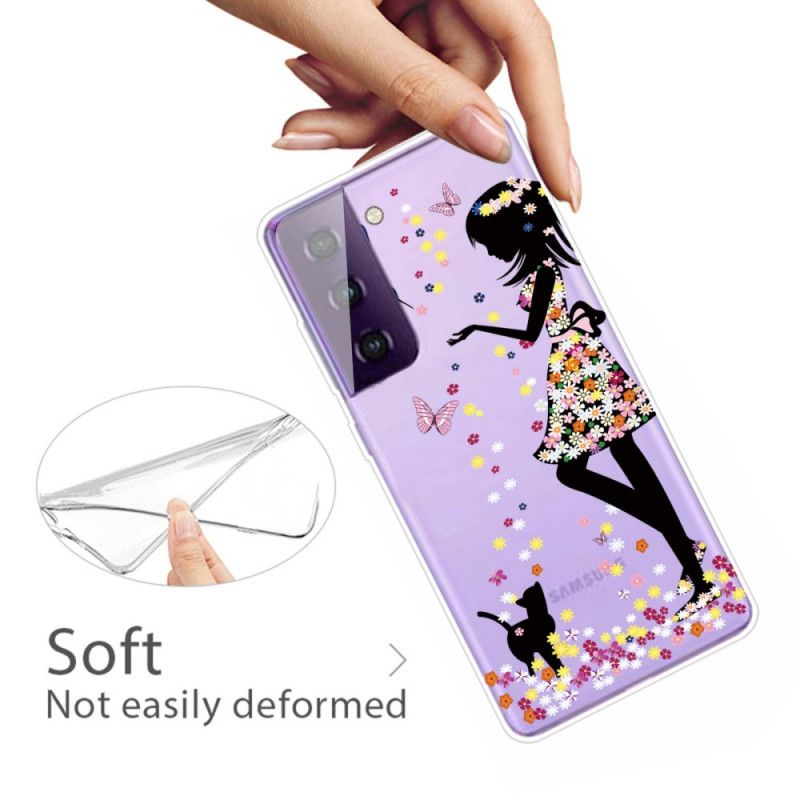 Case Hoesje Samsung Galaxy S21 5G Telefoonhoesje Magische Vrouw