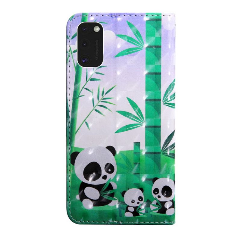 Cover Folio-hoesje Samsung Galaxy S21 5G Telefoonhoesje Panda'Sfamilie