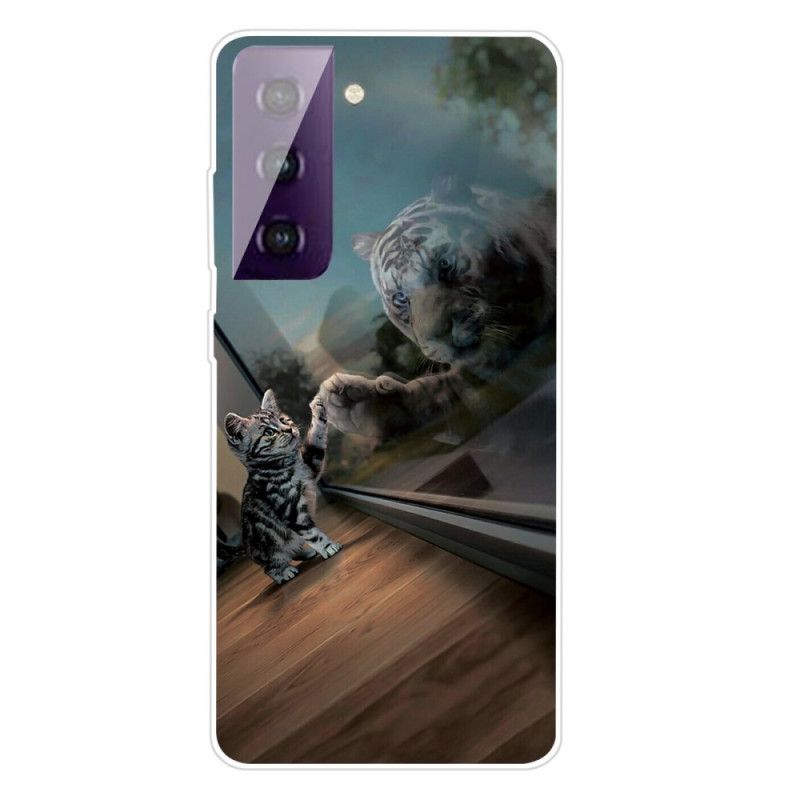 Cover Hoesje Samsung Galaxy S21 5G Telefoonhoesje Kittendroom