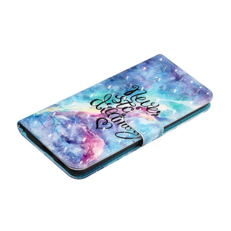 Flip Case Leren Samsung Galaxy S21 5G Stop Nooit Met Riem