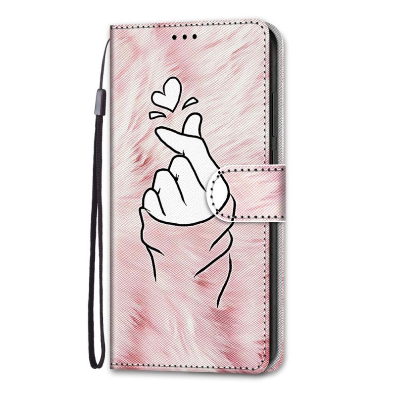 Flip Case Leren Samsung Galaxy S21 5G Vingerhart