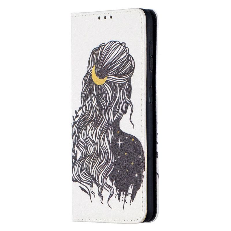 Folio-hoesje Samsung Galaxy S21 5G Mooi Haar