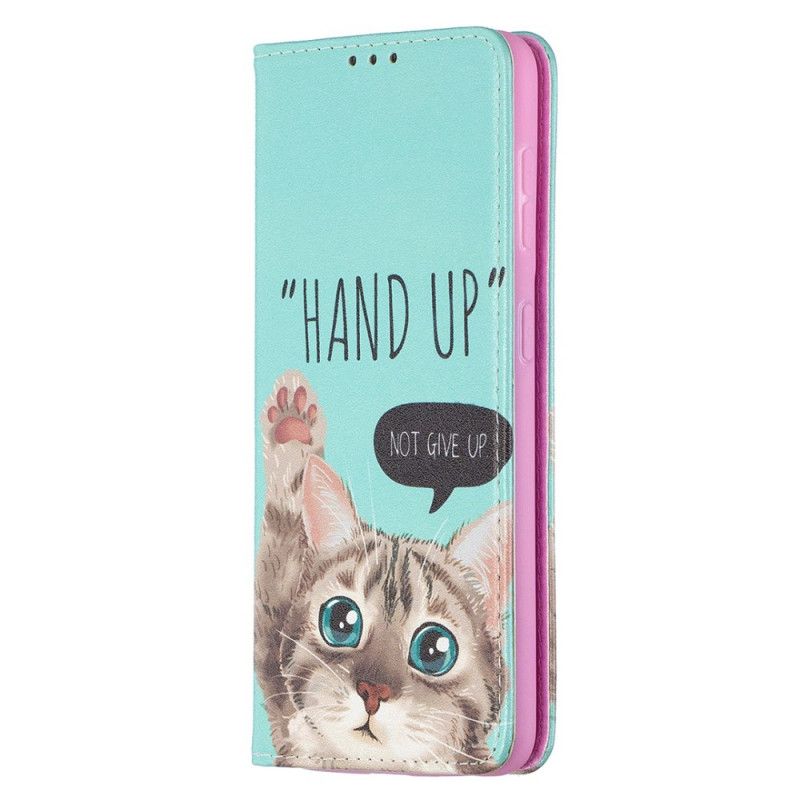 Folio-hoesje voor Samsung Galaxy S21 5G Hand Omhoog