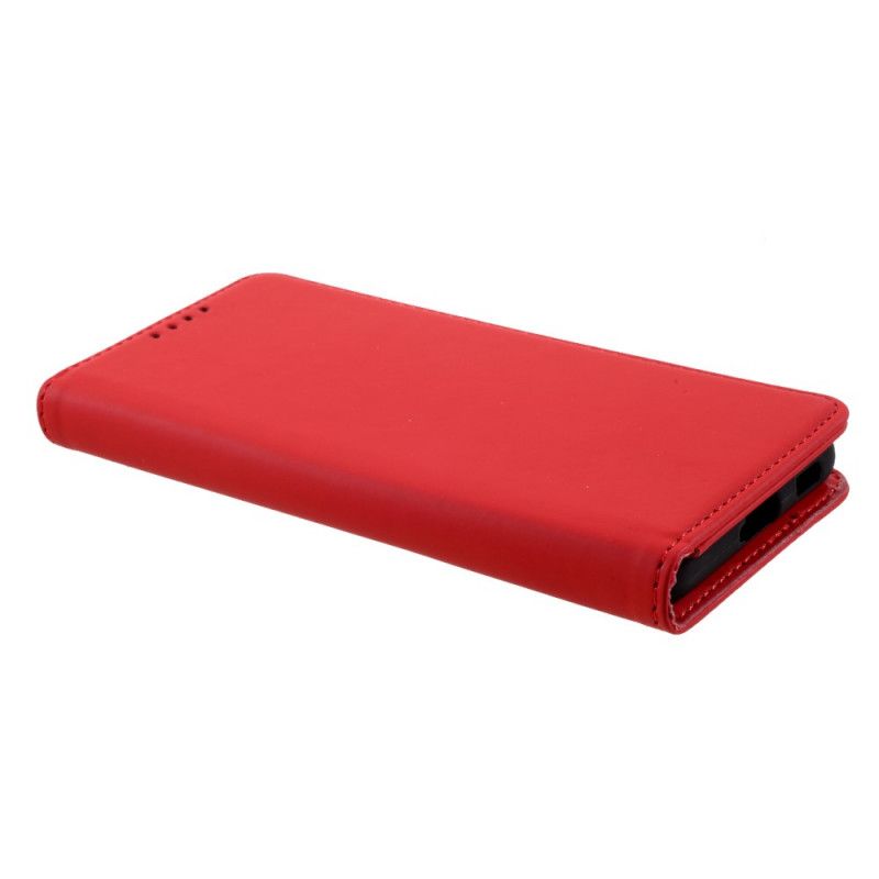 Folio-hoesje voor Samsung Galaxy S21 5G Rood Zwart Steunkaarthouder