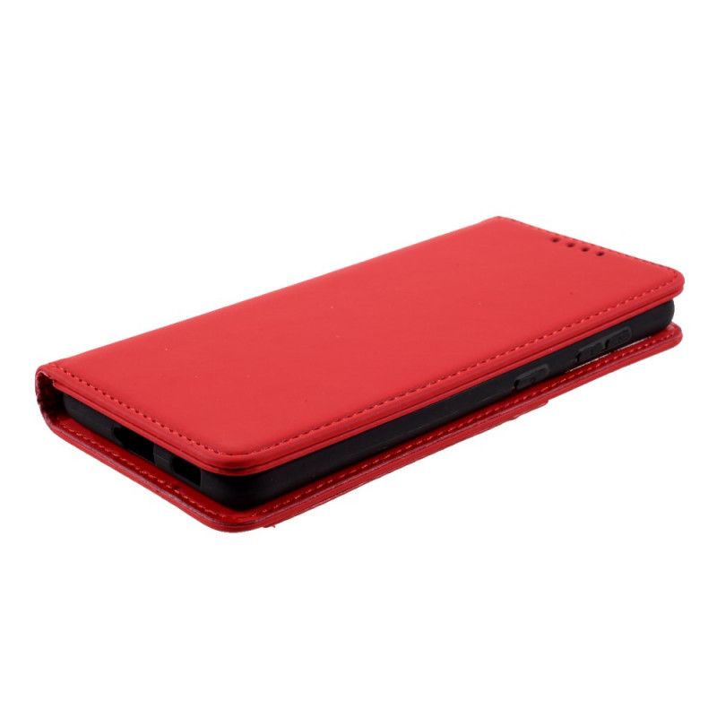 Folio-hoesje voor Samsung Galaxy S21 5G Rood Zwart Steunkaarthouder