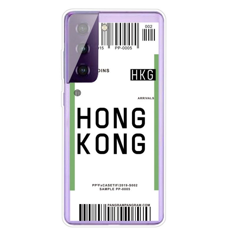 Hoesje Samsung Galaxy S21 5G Instapkaart Naar Hong Kong