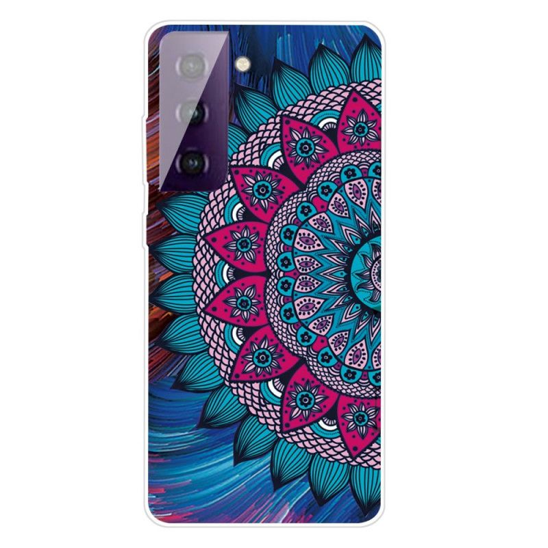 Hoesje Samsung Galaxy S21 5G Kleurrijke Mandala