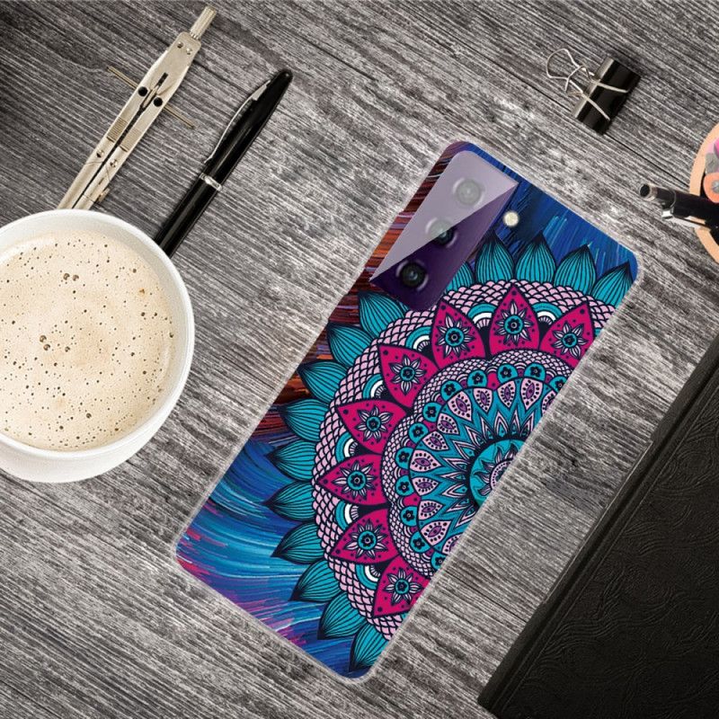 Hoesje Samsung Galaxy S21 5G Kleurrijke Mandala