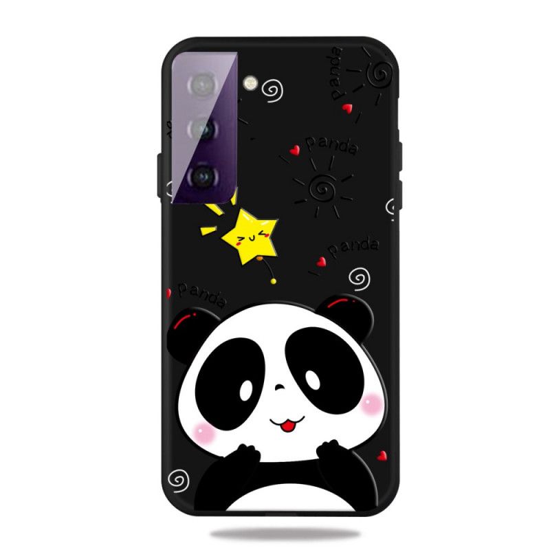 Hoesje Samsung Galaxy S21 5G Telefoonhoesje Panda-Ster