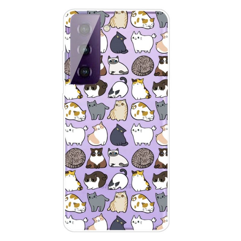 Hoesje Samsung Galaxy S21 5G Topkatten