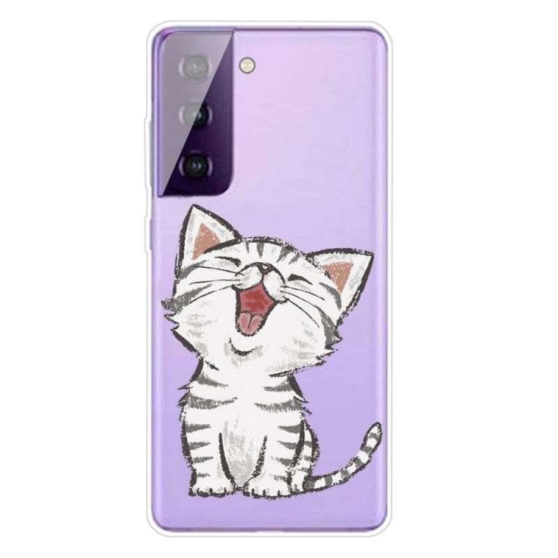 Hoesje voor Samsung Galaxy S21 5G Charmante Kat