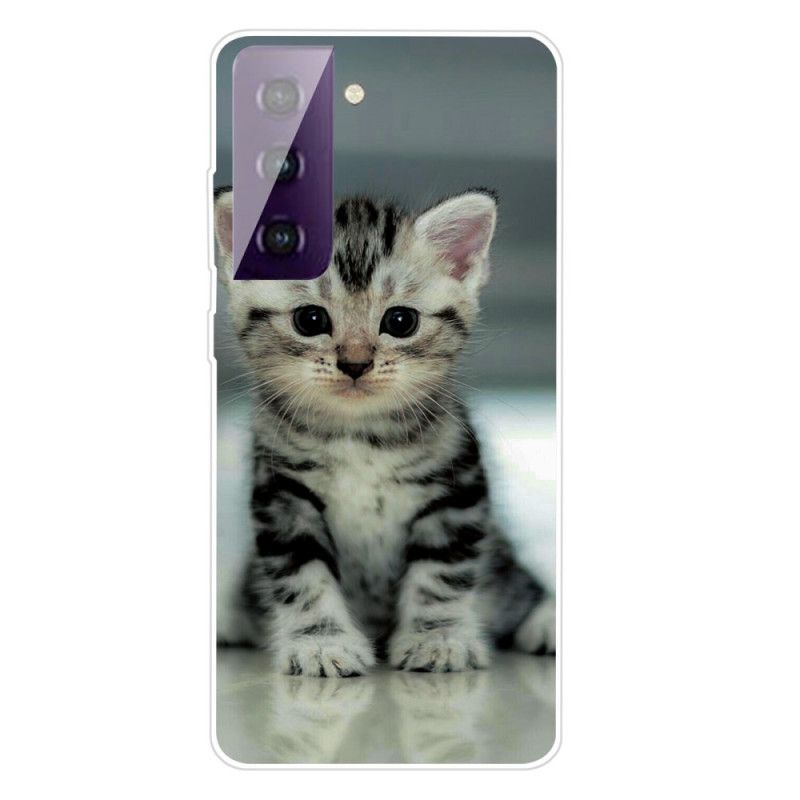 Hoesje voor Samsung Galaxy S21 5G Kitten Kitten