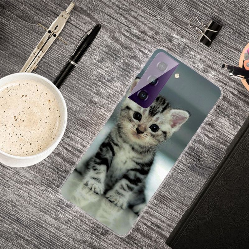 Hoesje voor Samsung Galaxy S21 5G Kitten Kitten