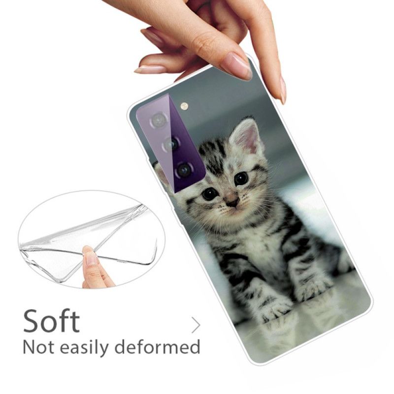 Hoesje voor Samsung Galaxy S21 5G Kitten Kitten