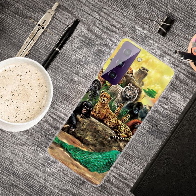 Hoesje voor Samsung Galaxy S21 5G Safaridieren