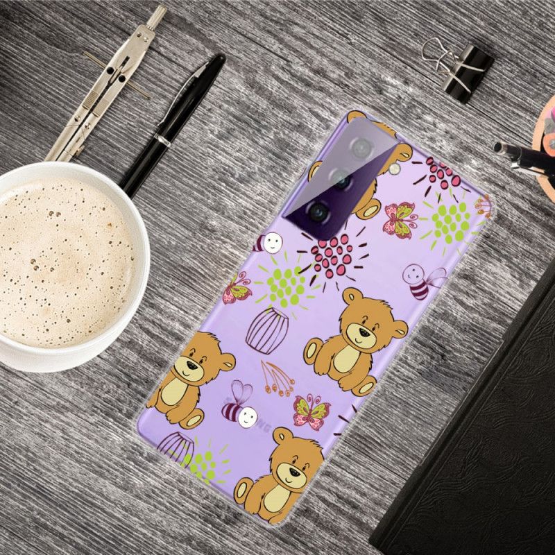 Hoesje voor Samsung Galaxy S21 5G Top Teddyberen