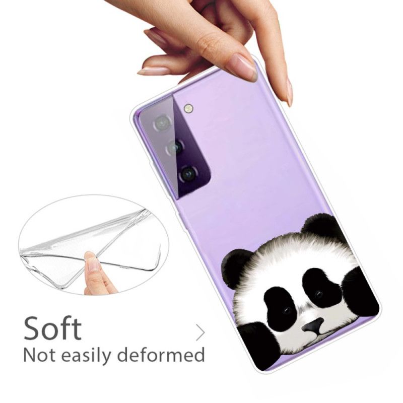 Hoesje voor Samsung Galaxy S21 5G Transparante Panda