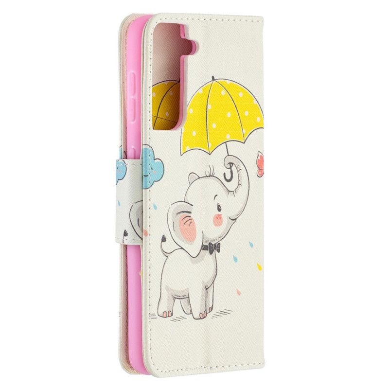 Leren Hoesje Samsung Galaxy S21 5G Babyolifant