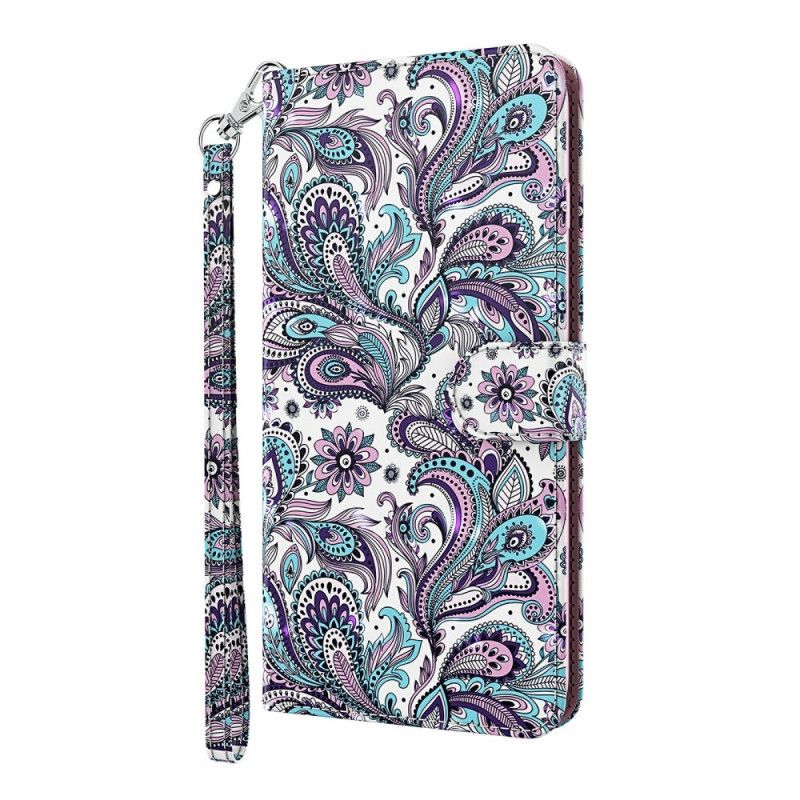 Leren Hoesje Samsung Galaxy S21 5G Chique Kant