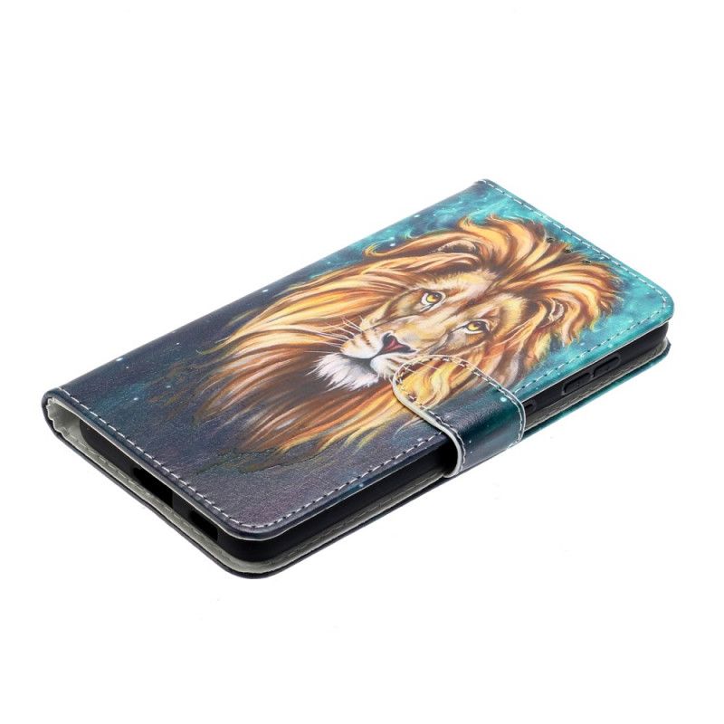 Leren Hoesje Samsung Galaxy S21 5G Koning Leeuw