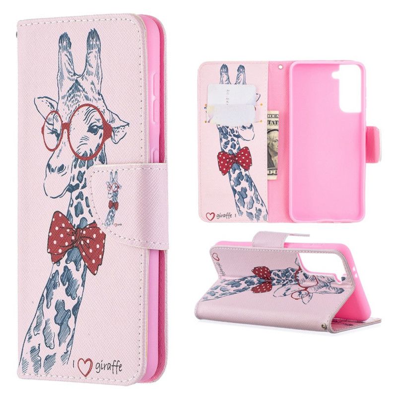 Leren Hoesje Samsung Galaxy S21 5G Nerdgiraf