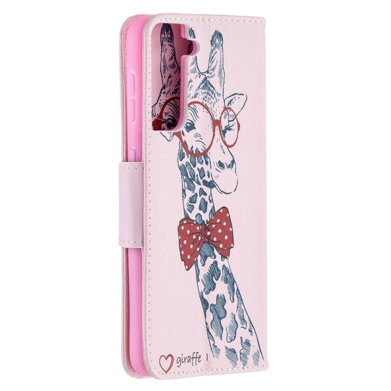 Leren Hoesje Samsung Galaxy S21 5G Nerdgiraf