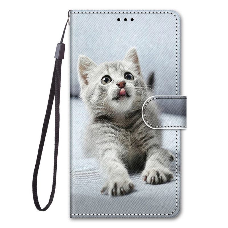 Leren Hoesje Samsung Galaxy S21 5G Wit Zwart De Mooiste Katten