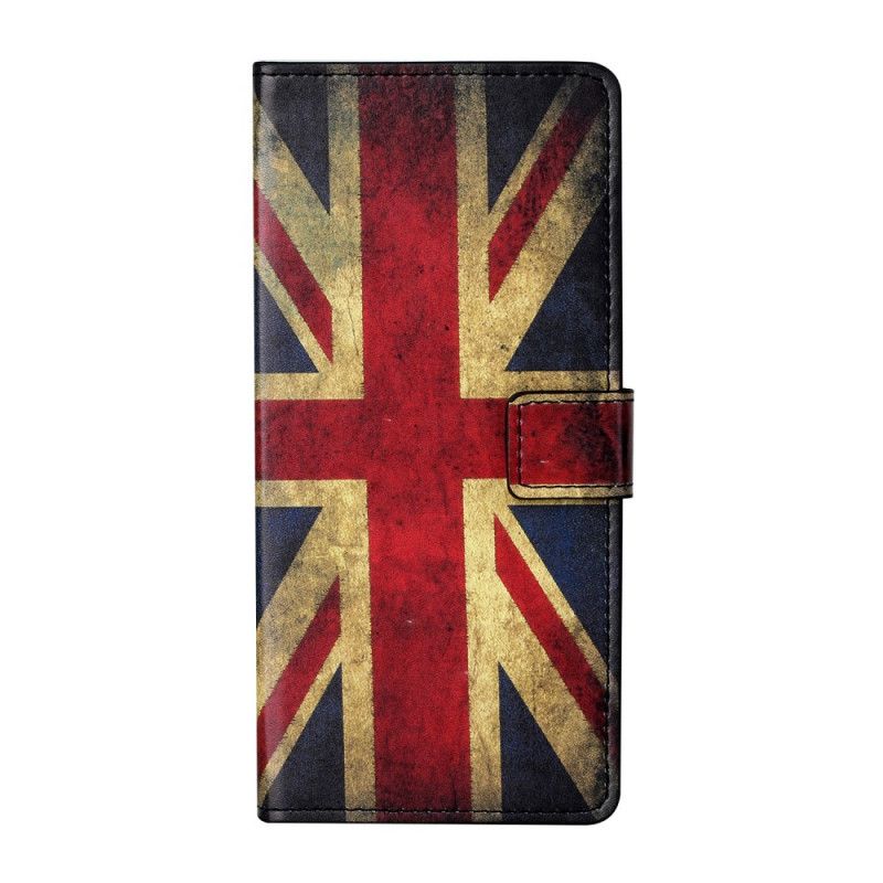 Leren Hoesje voor Samsung Galaxy S21 5G Engelse Vlag